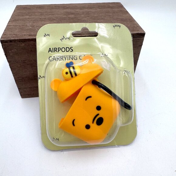 AirPods Case Cute Cartoon 3D, Silicone Protective Shockproof Earbuds Case Cover - Picture 2 of 3